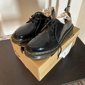 Brand New In Box Doc Dr Martens Black 1461 Shiny Oxford Shoes Size 7